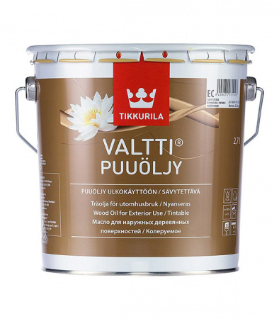 Масло для террас и садовой мебели Valtti Puuoljy Tikkurila 2,7 л